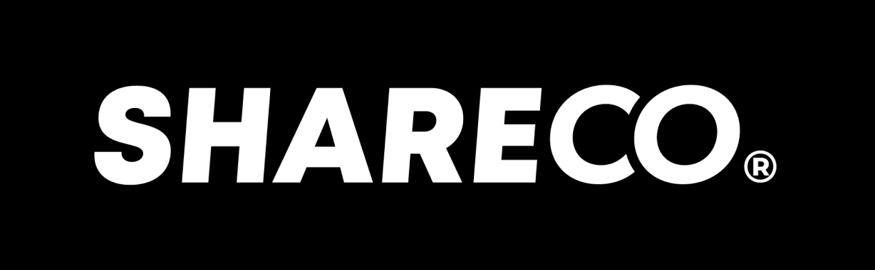 SHARECO黑體標誌 深色背景用